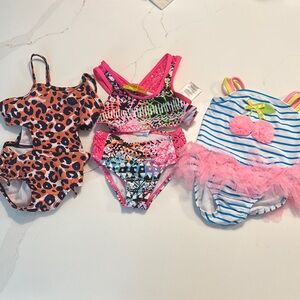 Colorful Kids 12 Month Swimsuits